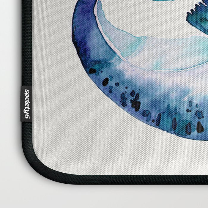 Blue Narwhals Laptop Sleeve Gallery Image 3