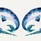 Blue Narwhals Coffee Mug Gallery Image 2