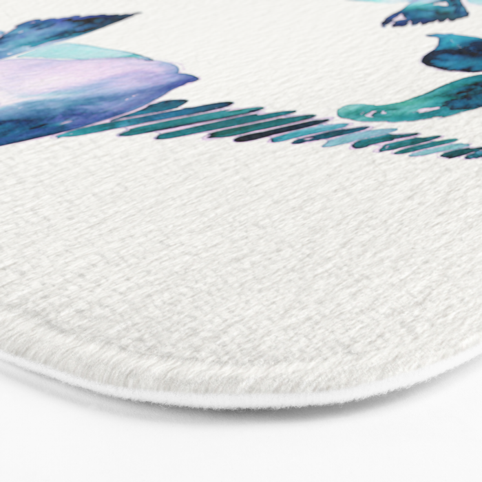 Blue Narwhals Bath Mat Gallery Image 3