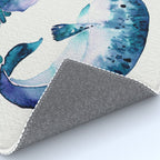 Blue Narwhals Rug Gallery Image 4