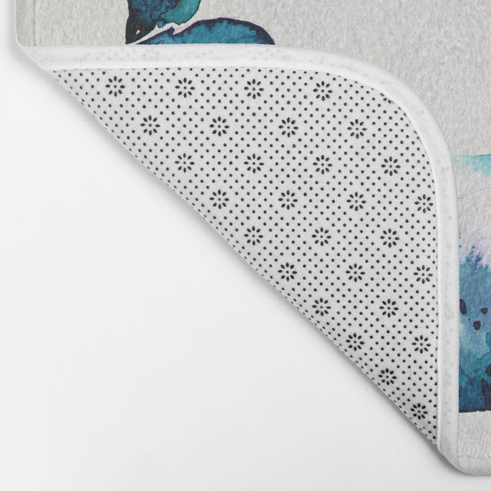 Blue Narwhals Bath Mat Gallery Image 2