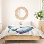 Blue Narwhals Duvet Cover Gallery Image 3
