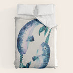 Blue Narwhals Duvet Cover Gallery Image 6