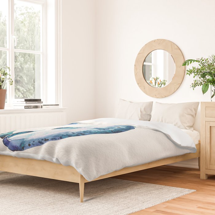 Blue Narwhals Duvet Cover Gallery Image 2