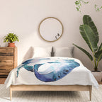Blue Narwhals Comforter Gallery Image 3