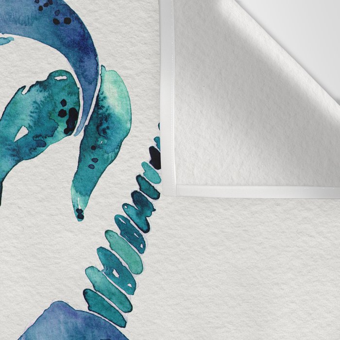 Blue Narwhals Wall Tapestry Gallery Image 3