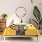 I Love Huge Headphone Comforter Gallery Image 3