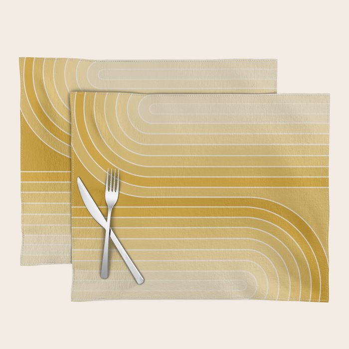 Gradient Curvature VII Placemat Gallery Image 1