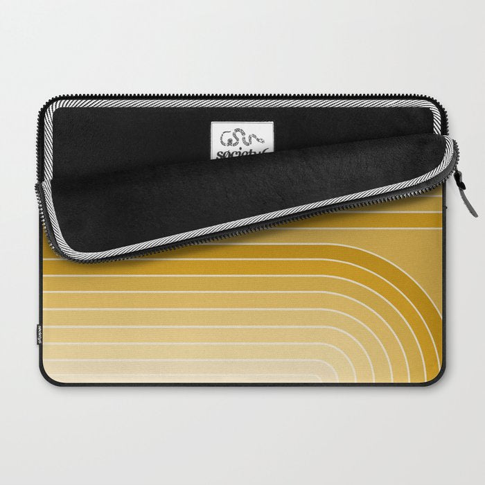 Gradient Curvature VII Laptop Sleeve Gallery Image 2