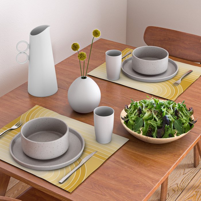 Gradient Curvature VII Placemat Gallery Image 2