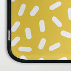 Somethin' Somethin' - yellow bright happy sprinkles pills dash pattern rad minimal prints Laptop Sleeve Gallery Image 3