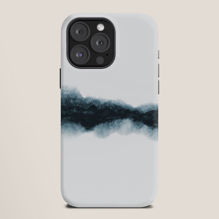 Abstract Watercolor Teal Turquoise Painting iPhone Case Gallery Image 12