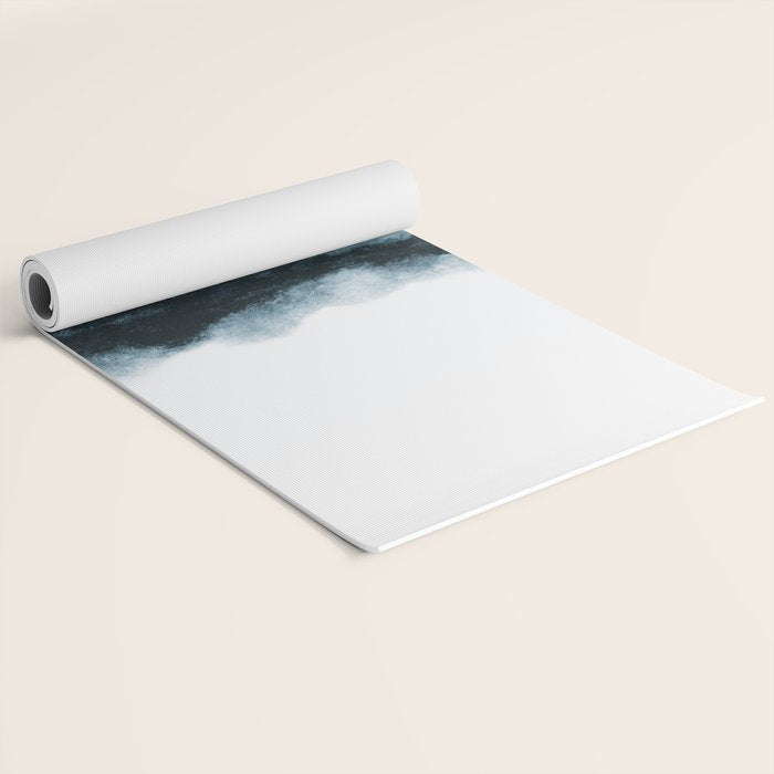 Abstract Watercolor Teal Turquoise Painting Yoga Mat Gallery Image 2