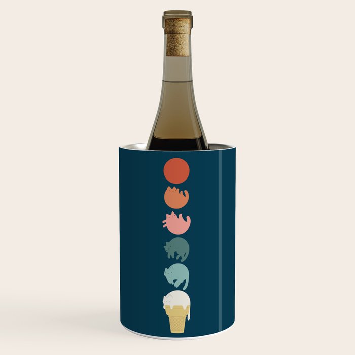 Cat Landscape 181: Cooling Down Wine Chiller Gallery Image 1
