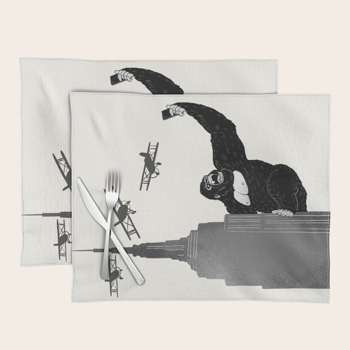 Selfie King Kong Placemat Gallery Image 1