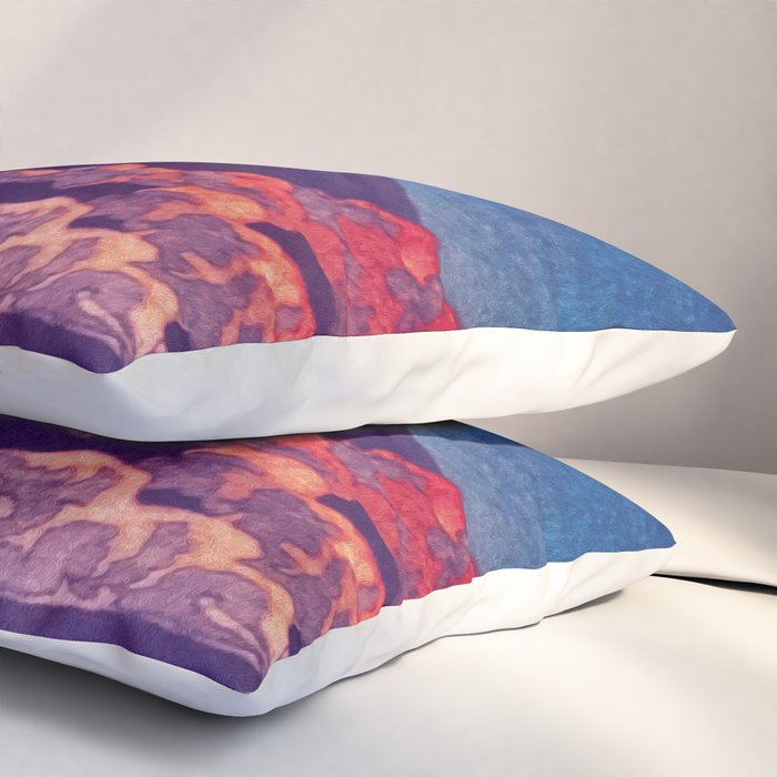 A Sunset for Hara - Nature Landscape Pillow Sham Gallery Image 3