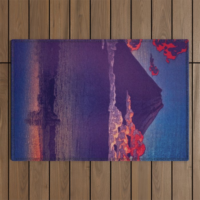 A Sunset for Hara - Nature Landscape Outdoor Rug Gallery Image 1