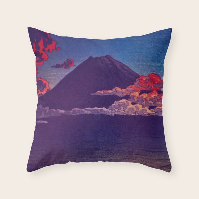 A Sunset for Hara - Nature Landscape Throw Pillow Gallery Image 6