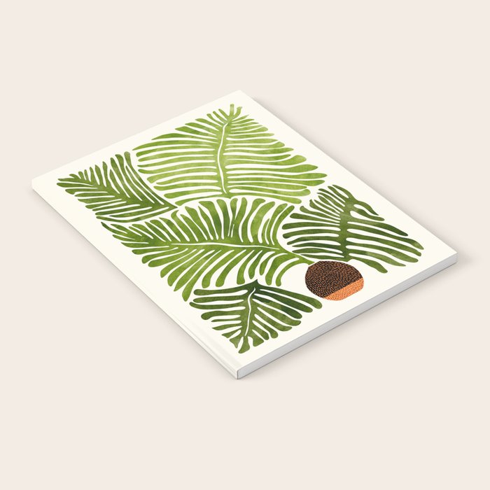 Summer Fern Simple Modern Watercolor Notebook Gallery Image 2