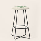 Work Hard and Be Nice to People typography in green Stool Gallery Image 1