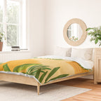 Garden Hacienda / Whimsical Landscape Illustration Duvet Cover Gallery Image 2