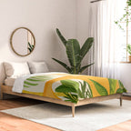 Garden Hacienda / Whimsical Landscape Illustration Comforter Gallery Image 2