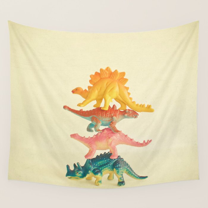 Dinosaur Antics Wall Tapestry Gallery Image 1