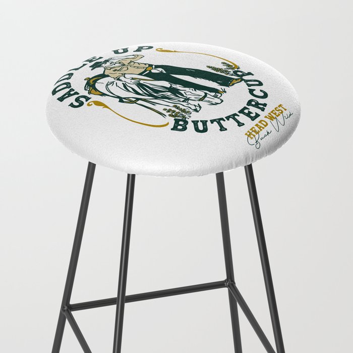 Saddle Up Buttercup: Head West Cowboy Stool Gallery Image 2