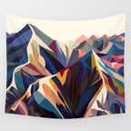 Mountains original Wall Tapestry Gallery Image 4