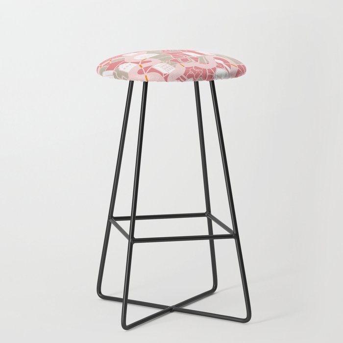 ma ville mon amour; City life collection pearl pink  Stool Gallery Image 1