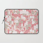 ma ville mon amour; City life collection pearl pink  Laptop Sleeve Gallery Image 1