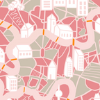 ma ville mon amour; City life collection pearl pink  Coffee Mug Gallery Image 2