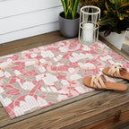 ma ville mon amour; City life collection pearl pink  Outdoor Rug Gallery Image 2
