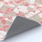 ma ville mon amour; City life collection pearl pink  Rug Gallery Image 4