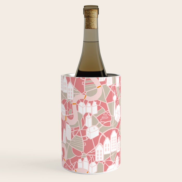 ma ville mon amour; City life collection pearl pink  Wine Chiller Gallery Image 3