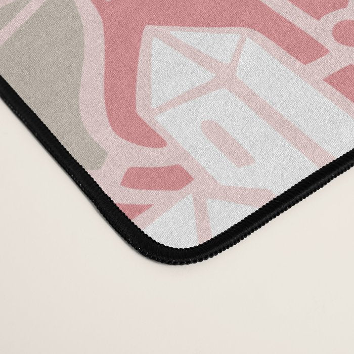 ma ville mon amour; City life collection pearl pink  Desk Mat Gallery Image 4