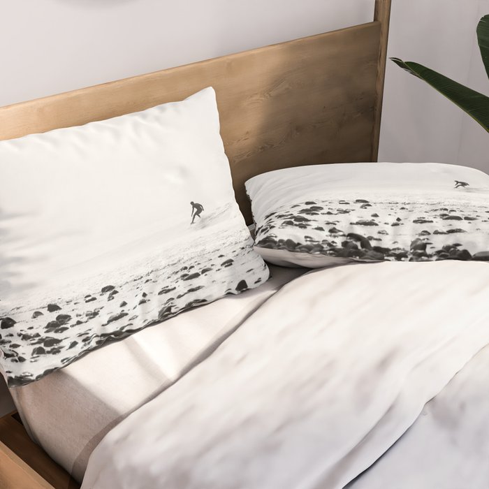 Malibu California Surfer Pillow Sham Gallery Image 2