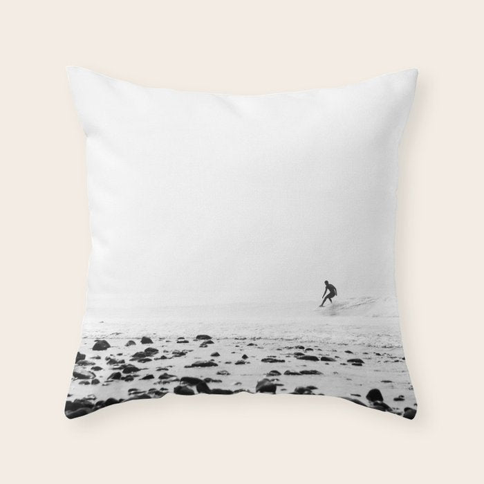 Malibu California Surfer Throw Pillow Gallery Image 6