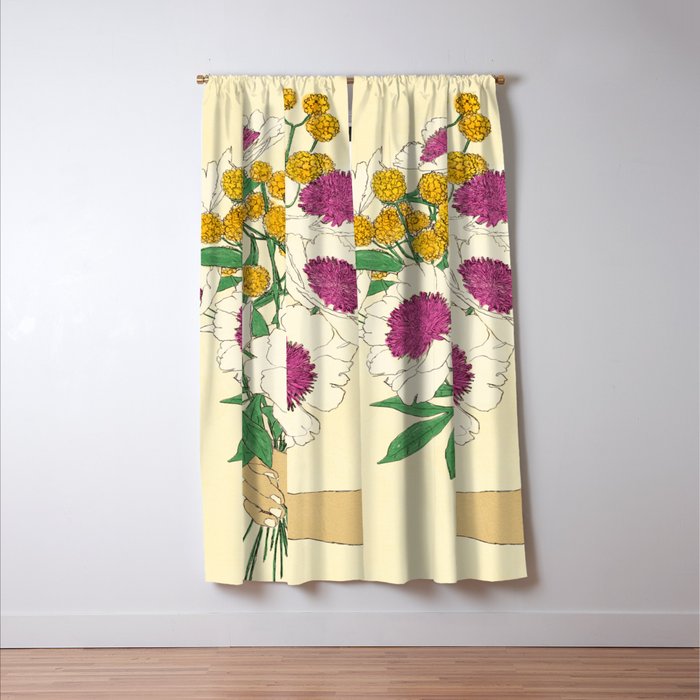 Gorgeous Bouquet Chiaro Window Curtain Gallery Image 3