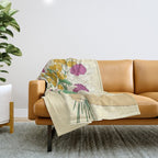 Gorgeous Bouquet Chiaro Throw Blanket Gallery Image 1
