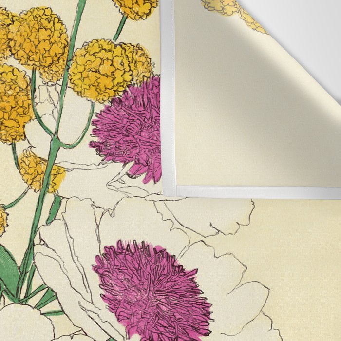 Gorgeous Bouquet Chiaro Wall Tapestry Gallery Image 3