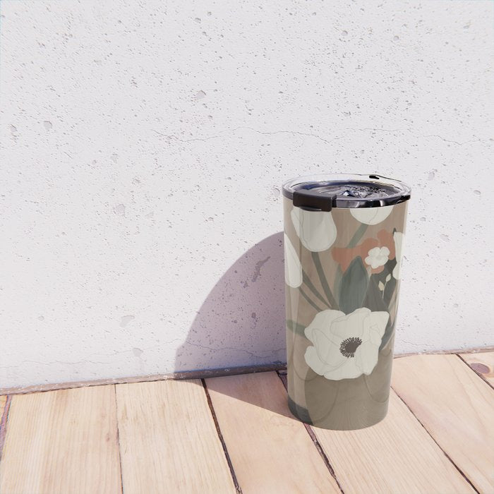 Gently Flowers Travel Mug Gallery Image 4