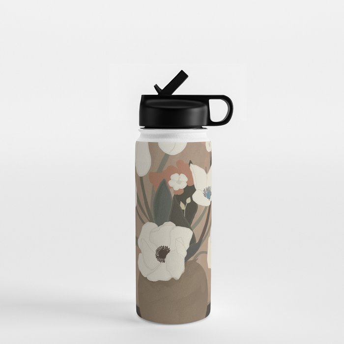 Gently Flowers Water Bottle Gallery Image 1