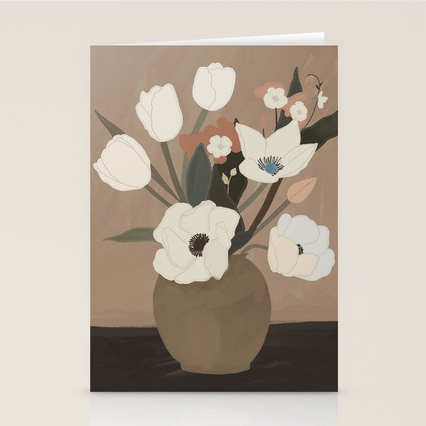 Gently Flowers Stationery Card Gallery Image 1