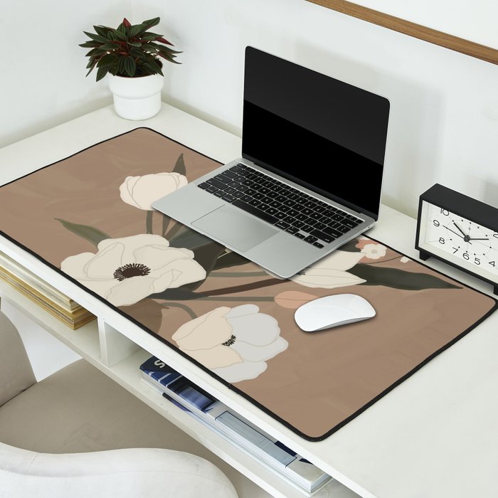 Gently Flowers Desk Mat Gallery Image 2