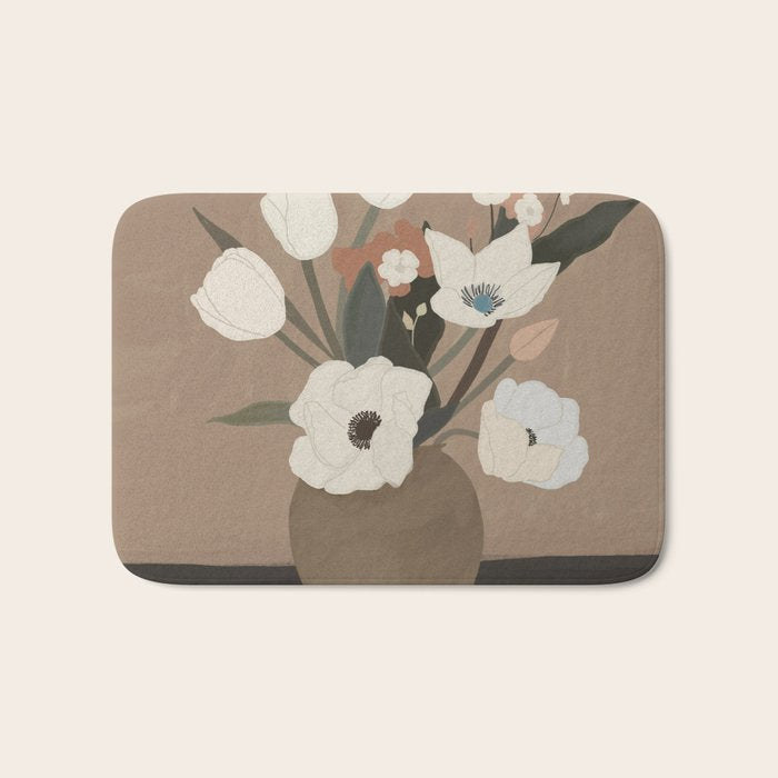 Gently Flowers Bath Mat Gallery Image 1
