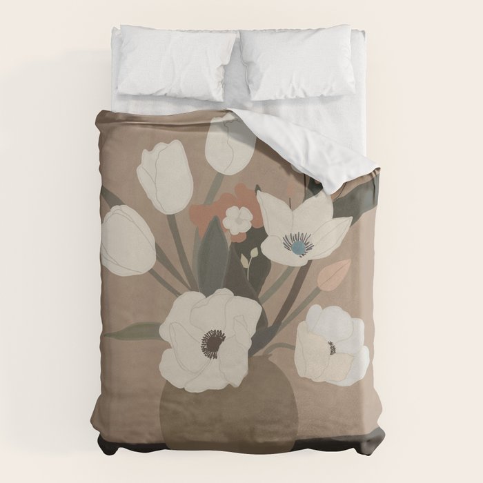 Gently Flowers Duvet Cover Gallery Image 1