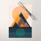 Twin Sun Wrapping Paper Gallery Image 1