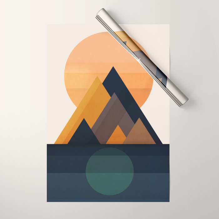 Twin Sun Wrapping Paper Gallery Image 1