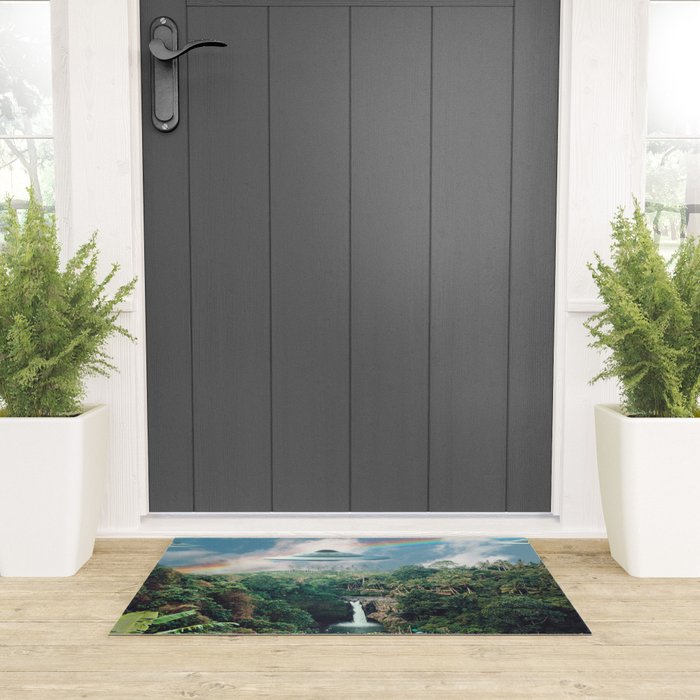 The Visitors // UFOs in Paradise Welcome Mat Gallery Image 3